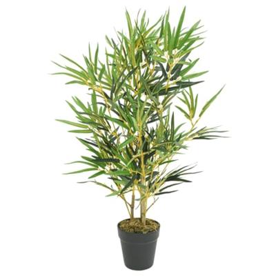 VidaXL Kunstplant bamboe 368 bladeren 80 cm groen
