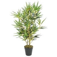 VidaXL Kunstplant bamboe 368 bladeren 80 cm groen - thumbnail