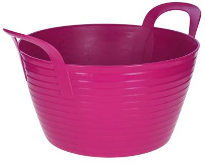 Mand flexibel flexbag roze 12 liter 2