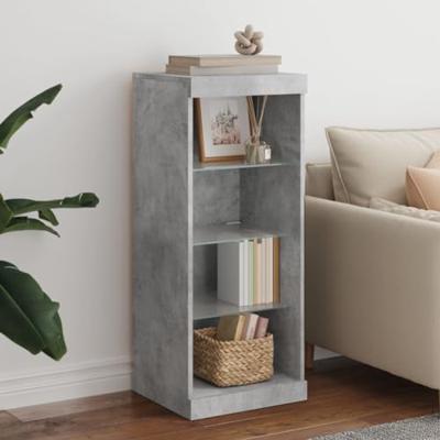 Dressoir met LED-verlichting 41x37x100 cm betongrijs