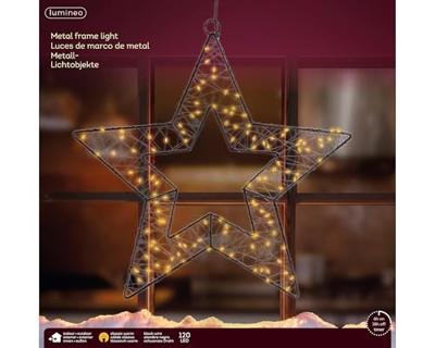 Kerstster Lumineo Metaal Ø 38 cm