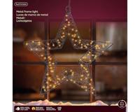 Kerstster Lumineo Metaal Ø 38 cm - thumbnail