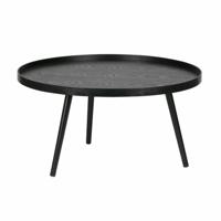 Woood Mesa bijzettafel Ø78 cm Zwart - thumbnail