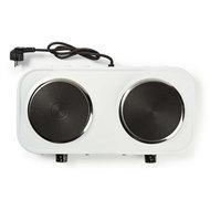 Nedis KAEP200EWT2 Dubbele Elektrische Kookplaat 2000 W 155/155 Mm Beveiliging Tegen Oververhitting - thumbnail