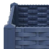 VidaXL Plantenbak verhoogd 80x40x38 cm polypropyleen - thumbnail