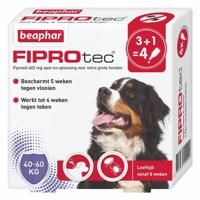 Beaphar Fiprotec Spot-On voor honden van 40 tot 60 kg 4 pipetten - thumbnail
