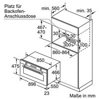 Siemens iQ500 VB558C0S0 oven Elektrische oven 85 l 3100 W Zwart A+ - thumbnail