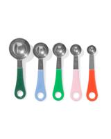 HEMA Maatlepels rvs kleurrijk - 5 stuks - thumbnail