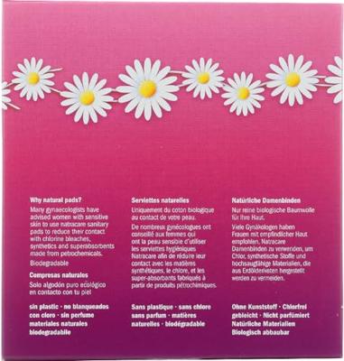 Natracare Ultra Extra Pads Super Maandverband Natracare Ultra Extra Pads Super Maandverband