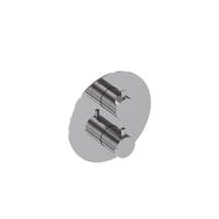 Afbouwdeel Therm. MAY Met 2-Weg Stop-Omstel Chroom - thumbnail