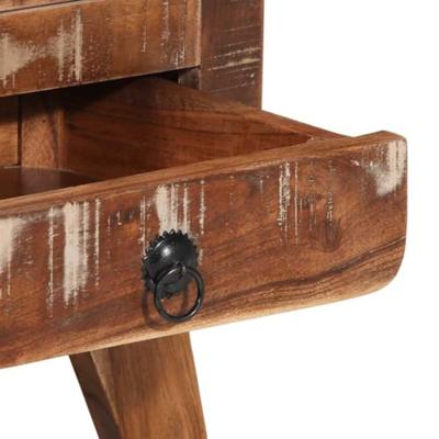 Nachtkastje 2 st 37x32x50 cm massief gerecycled hout