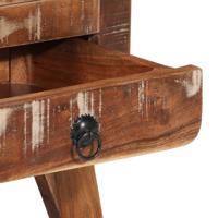 Nachtkastje 2 st 37x32x50 cm massief gerecycled hout - thumbnail