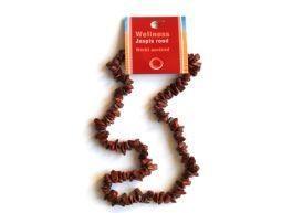 Splitketting Jaspis Rood - met Uitleg Kaartje Splitketting Jaspis Rood - met Uitleg Kaartje