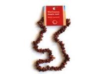 Splitketting Jaspis Rood - met Uitleg Kaartje - thumbnail