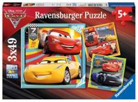 Ravensburger - cars 3 puzzel 3x49st. - thumbnail