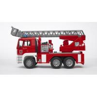 Bruder Man brandweerauto met ladder - thumbnail