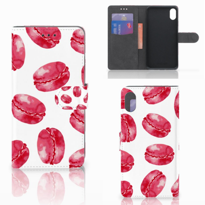 Apple iPhone Xs Max | Book Cover | Pink Macarons Apple iPhone Xs Max | Book Cover | Pink Macarons