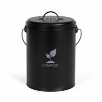 Livoo 6L zwarte keukencompostemmer - MES154N - thumbnail