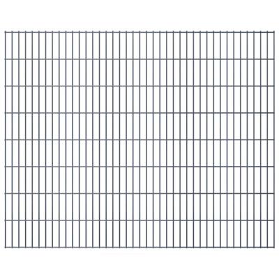 vidaXL Dubbelstaafmat 2,008x1,63 m grijs vidaXL Dubbelstaafmat 2,008x1,63 m grijs