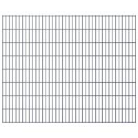 vidaXL Dubbelstaafmat 2,008x1,63 m grijs - thumbnail