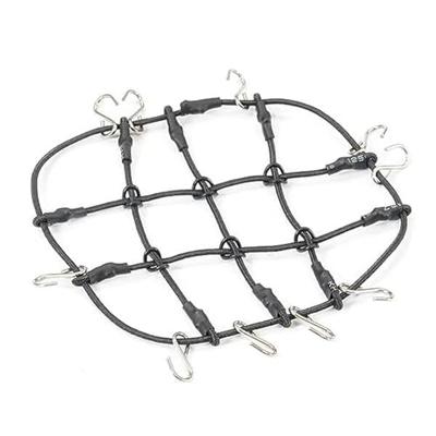 Fastrax 1/24 Luggage Roof Rack Net 80x60mm - Zwart
