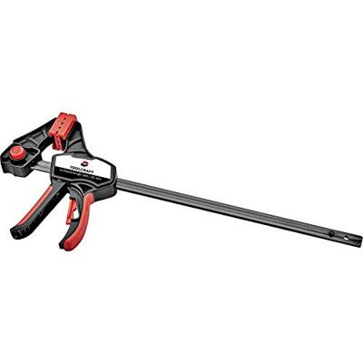 TOOLCRAFT 1672282 Set van 2 eenhandklemmen 300 x 85 mm Spanbreedte (max.):300 mm Afmeting, lengte: 700 mm Afm. werkbereik:85 mm