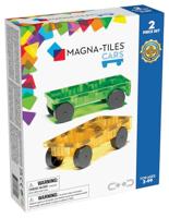 Magna-Tiles Auto's uitbreidingsset geel/groen 2 stuks - thumbnail