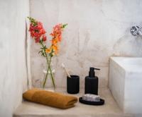 Zeepdispenser Andrea House Mat Zwart Hars (Ø 7 x 16 cm) (270 ml) - thumbnail