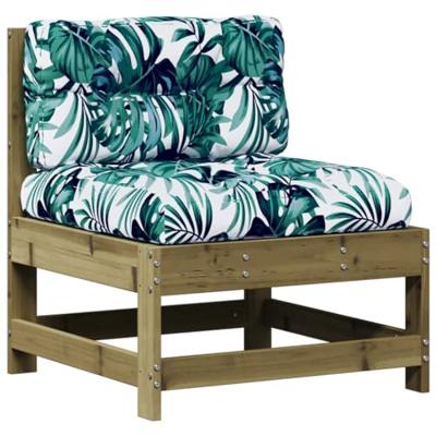 7-delige Loungeset met kussens geïmpregneerd grenenhout