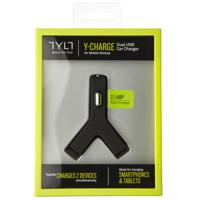TYLT Y-USB Car Charger 2.1A Black - thumbnail