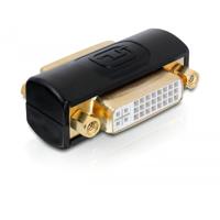 Delock 65225 DVI Adapter [1x DVI-bus 24+5-polig - 1x DVI-bus 24+5-polig] Zwart - thumbnail