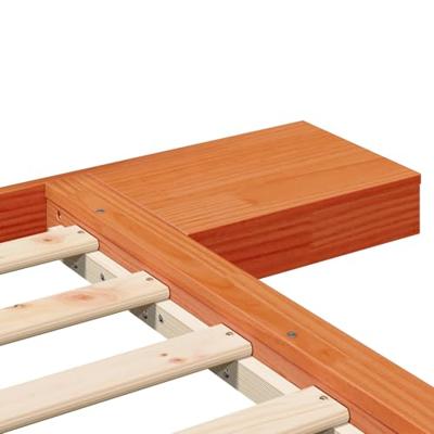 Bedframe Bruin 120 x 200 cm Hout