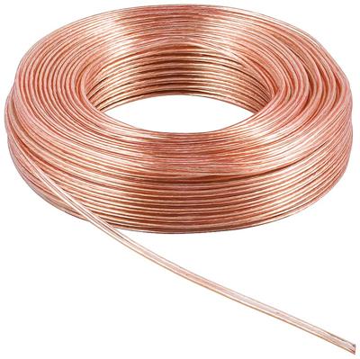 Goobay 67720 luidsprekerkabel 2 x 1,5 mm² CCA strengen/luidsprekerkabel, audiokabel per meter/luidsprekerkabel kabel kabel kabel audiokabel subwoofer/transparant / 10 meter
