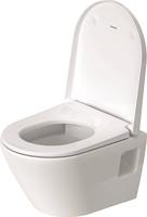 Duravit D-Neo wandtoilet met zitting 37x48x40cm Wit Hoogglans 45870900a1 - thumbnail