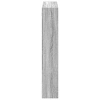 Wandschap kubus 12 vakken bewerkt hout grijs sonoma eikenkleur - thumbnail