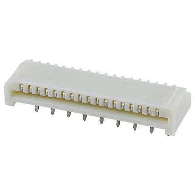Molex 528071710 FFC/FPC-aansluiting Totaal aantal polen: 17 Rastermaat: 1.00 mm Inhoud: 1 stuk(s) Tray
