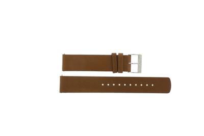 Horlogeband Skagen SKW6446 / SKW6457 / HAGEN Leder Cognac 18mm