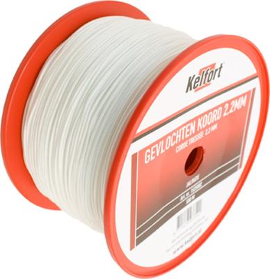 Jalouziekoord pp wit gevl. 2.2mm Jalouziekoord pp wit gevl. 2.2mm