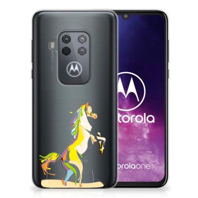 Motorola One Zoom Telefoonhoesje met Naam Horse Color Motorola One Zoom Telefoonhoesje met Naam Horse Color