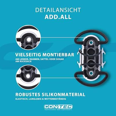 CONTEC universele houder "add.all" ct uni. holder add.all silikon, black
