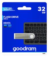 Goodram 32GB USB 2.0 USB flash drive USB Type-A Zwart, Zilver - thumbnail