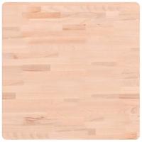 Tafelblad vierkant 60x60x1,5 cm massief beukenhout - thumbnail