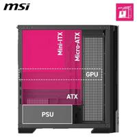 ATX Semi-toren doos MSI 306-7G27R21-JA4 Zwart - thumbnail