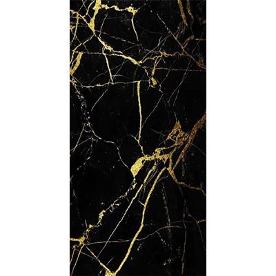 PVC Marmer Wandpaneel Black Gold Glans 260x122x0.3cm