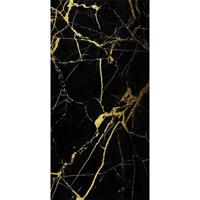 PVC Marmer Wandpaneel Black Gold Glans 260x122x0.3cm - thumbnail