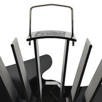 VidaXL Kachelventilator met 2 vinnen zwart - thumbnail
