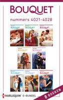 Bouquet e-bundel nummers 4021 - 4028 - Kate Hewitt, Louise Fuller, Melanie Milburne, Carol Marinelli, Rachael Thomas, Maggie Cox, Natalie Anderson, Tara Pammi - ebook - thumbnail