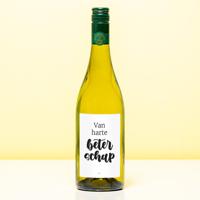 Wijnfles Van Harte Beterschap - Wit (Sauvignon Blanc) - thumbnail