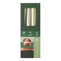 Bolsius gotische kaars 245/24 doos 4 Metallic Zilver - thumbnail