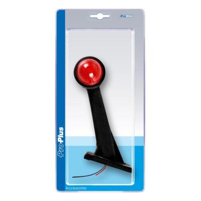 Pro+ Breedtelicht rood/wit 160mm schuin in blister Pro+ Breedtelicht rood/wit 160mm schuin in blister